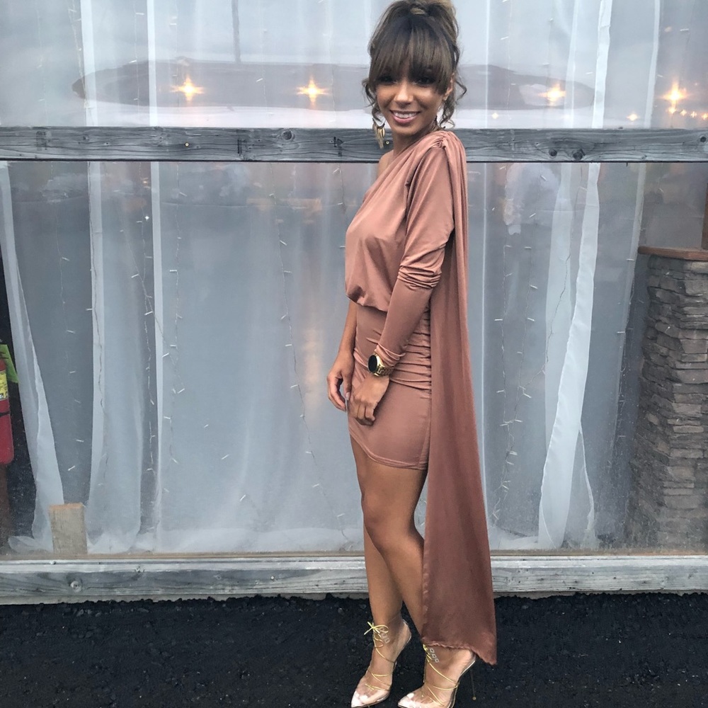 Bronze Fashion Nova Dress